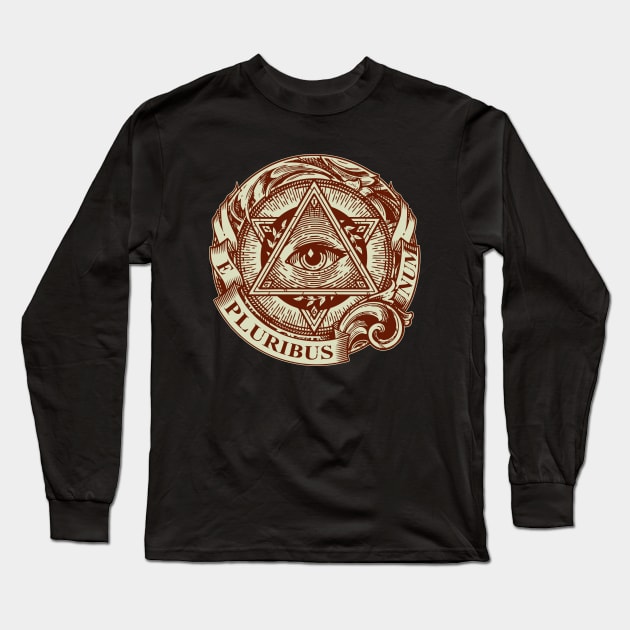 E pluribus unum Long Sleeve T-Shirt by Oneness23